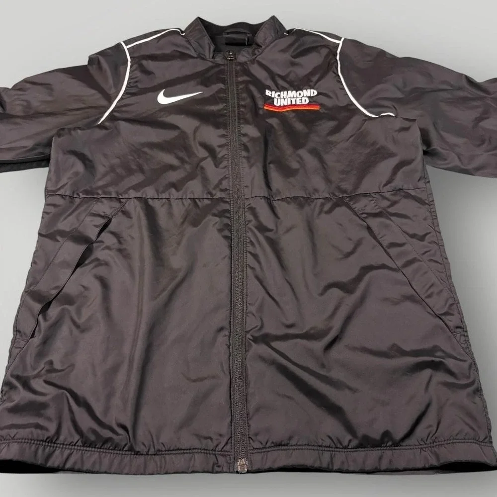 Richmond United Jacket YOUTH XL Black‎ Soccer Nike Full Zip Windbreaker Top